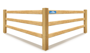 Photo of the Triangle wood fence