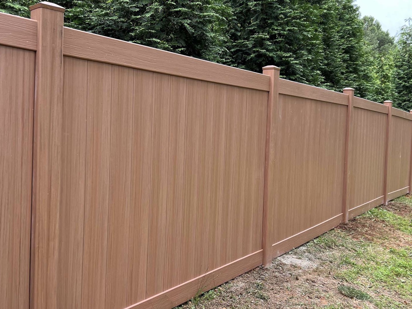 Photo of a The Triangle vinyl fence