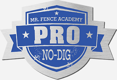 Youngsville North Carolina Aluminum fence no dig certification from Mr. Fence Academy