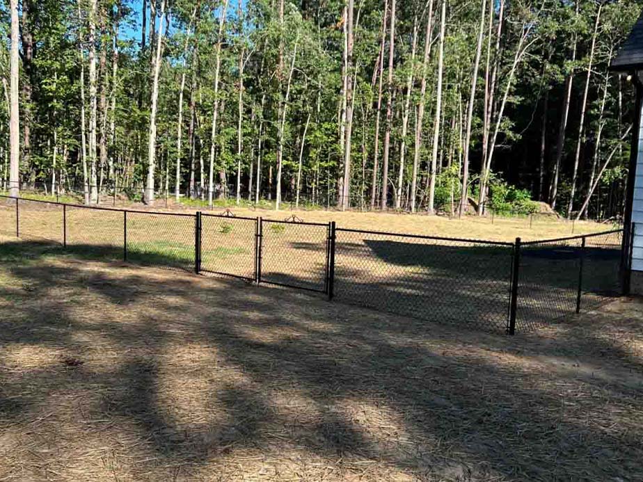 Chain Link boundary fencing in Youngsville North Carolina