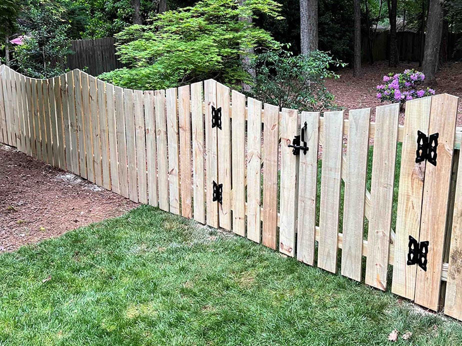 Wood decorative fencing in Youngsville North Carolina