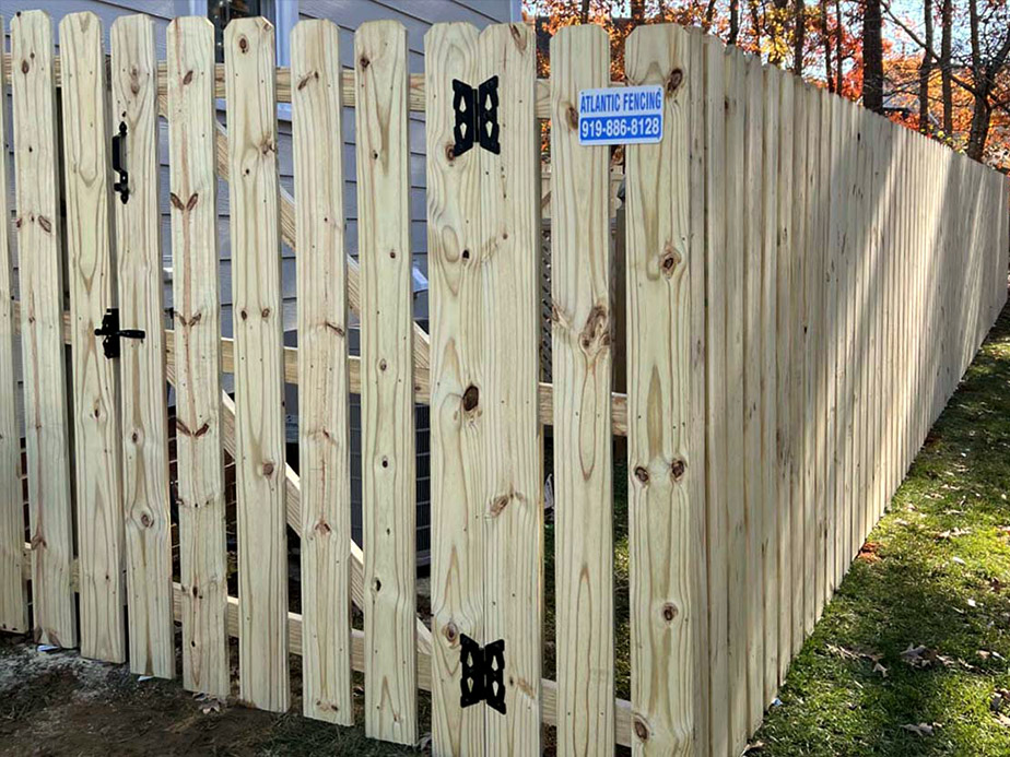 wood fence Durham North Carolina