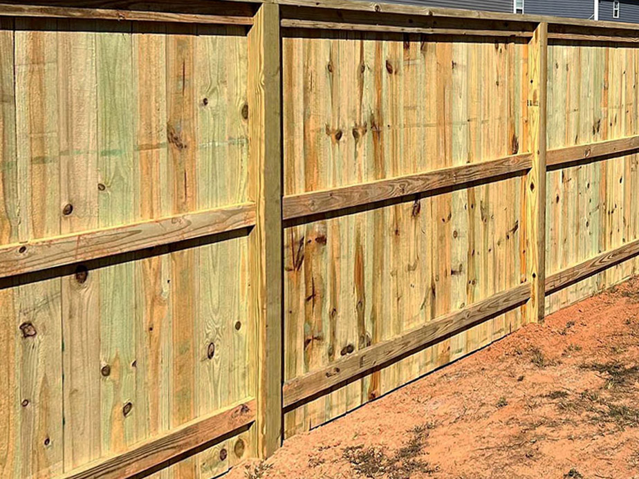 Raleigh North Carolina wood privacy fencing